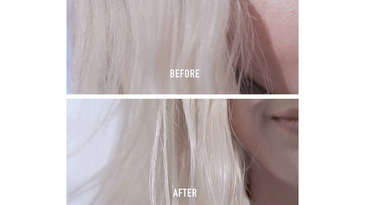 Bain Lumière Before After Blond Absolu 03 Kérastase